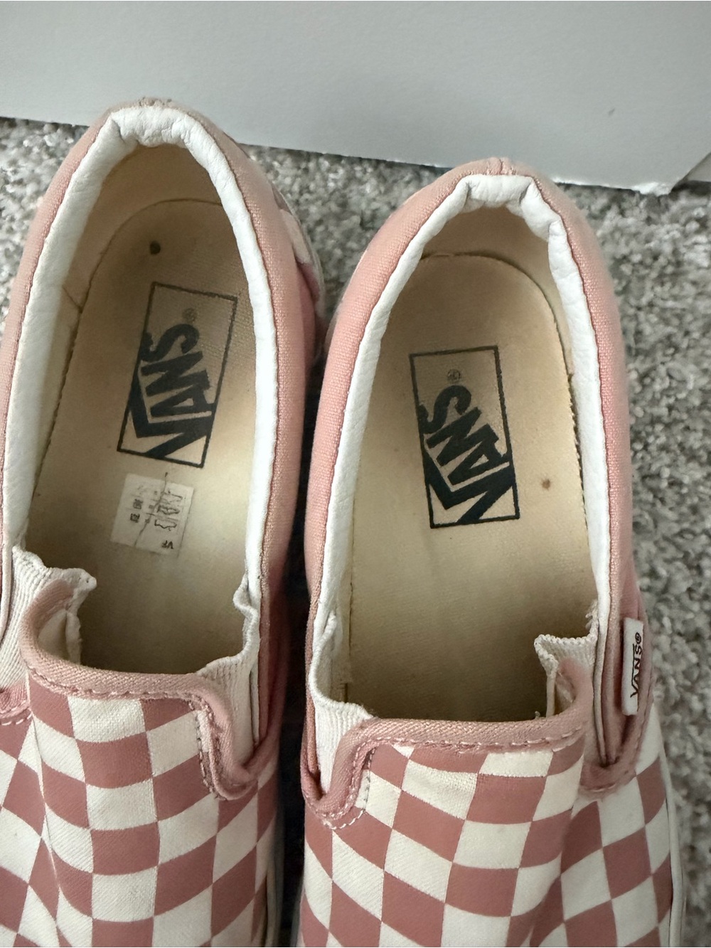 Vans Classic Slip-On Checkerboard Rose Dawn Pink/White - Picture 3 of 6